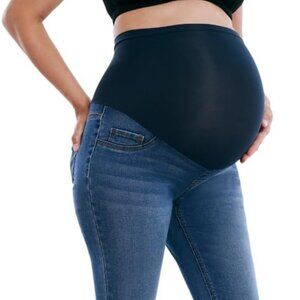 Motherhood Maternity | Skinny Ankle Jeans | Large